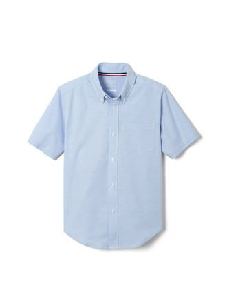 Standard /& Husky French Toast Boys Short Sleeve Classic Poplin Dress Shirt